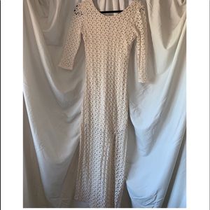 Cream lace dress
